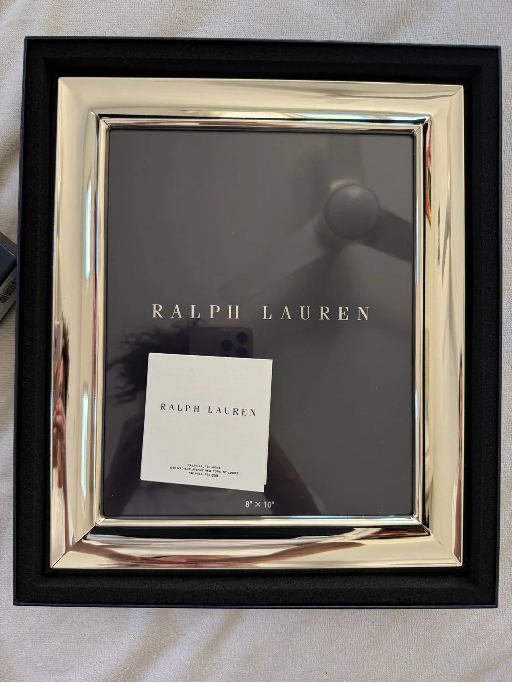 NWT Ralph Lauren Olivier Silver-Plated 8x10 Frame - Picture 5 of 7